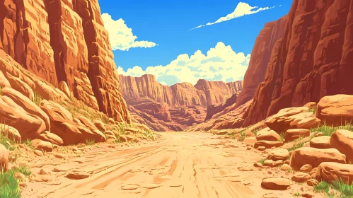 Desert Canyon View