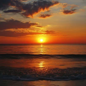 Seascape at Sunset