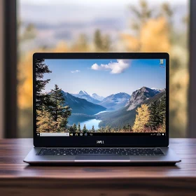 Mountain View Laptop Display