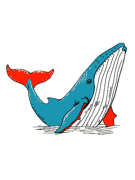 Playful Marine Life T-Shirt Art