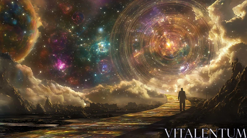 Cosmic Journey: A Solitary Walk to the Stars