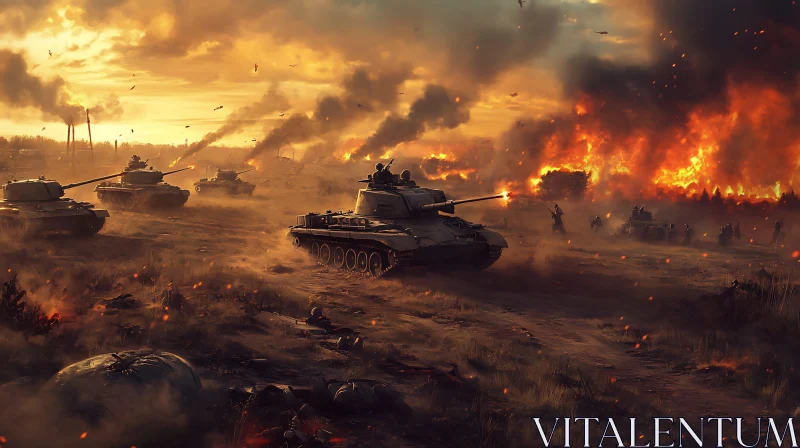 Armored Warfare Landscape AI Image