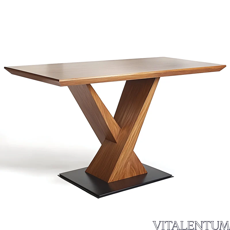 Contemporary Wooden Table Design