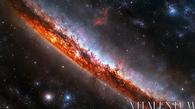 Celestial River: An Image of a Galaxy