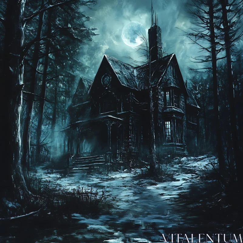 Mysterious House in Forest