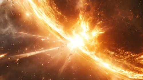 Celestial Fireball: Space Event