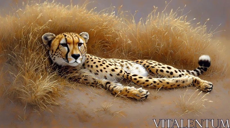 Cheetah in the Savannah