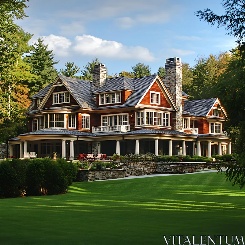 Elegant House Amidst Lush Greenery