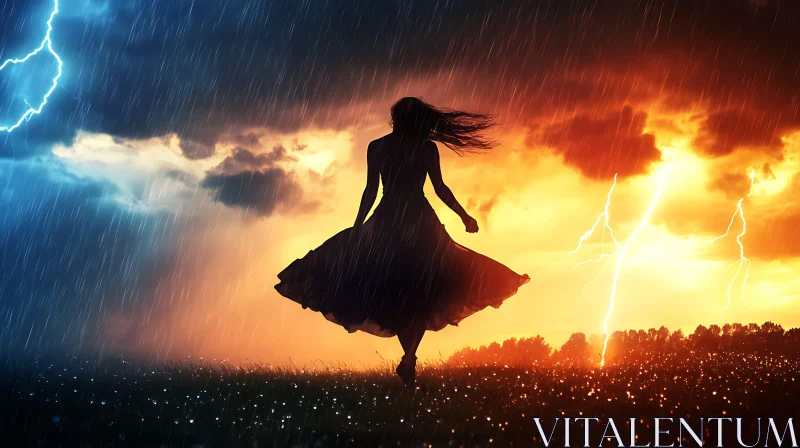 Silhouette in the Storm