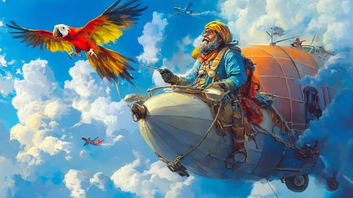 Whimsical Sky Journey