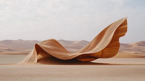 Surreal Desert Art Installation