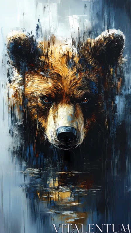 Wildlife Art: Bear's Portrait