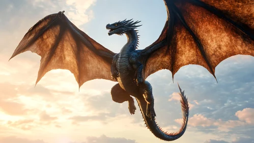 Flying Dragon in the Sky