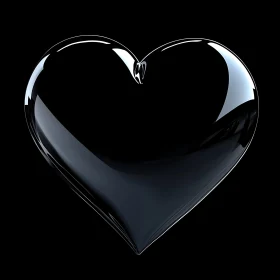 Reflective Heart Shape