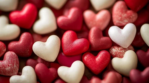 Heart Shaped Candy Pile