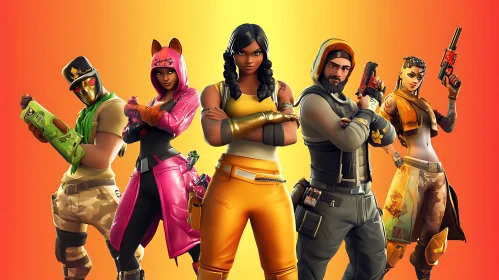 Fortnite Characters Grouped Together