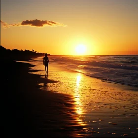 Silhouette at Sunset