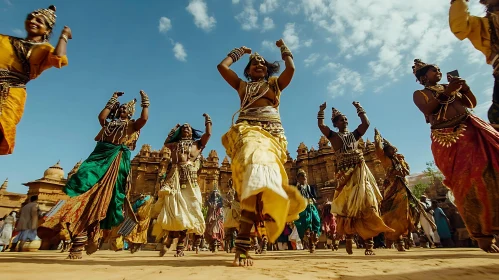 Festive Indian Dance Performance