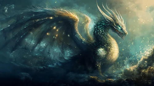 Mystical Dragon Art