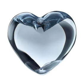 Heart Shaped Glass Sculpture