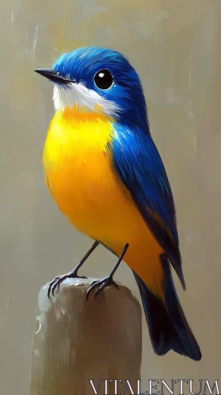 Colorful Bird Artwork AI Image