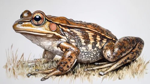 Detailed Frog Illustration