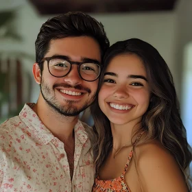 Portrait of Smiling Couple