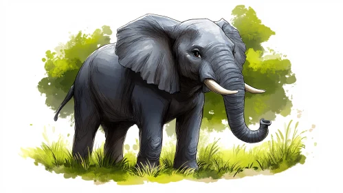 Elephant Illustration
