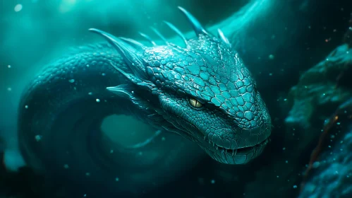 Turquoise Dragon of the Deep