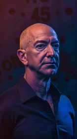 Jeff Bezos Intense Portrait