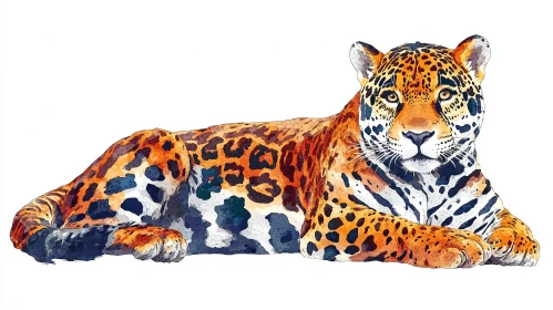 Leopard Portrait Art