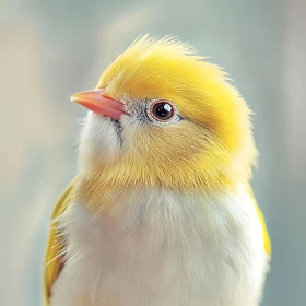 Close-Up of a Yellow Bird