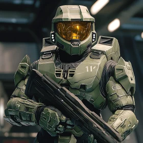 Halo's Master Chief Ready for Battle