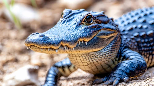 Close-up of Alligator Details
