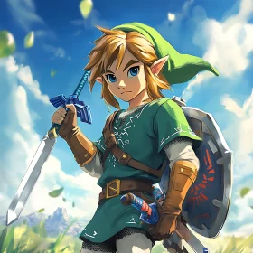 Link Ready for Battle