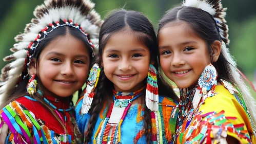 Indigenous Children Portrait