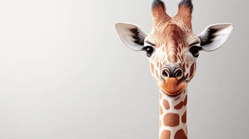 Giraffe Close-Up and Personal