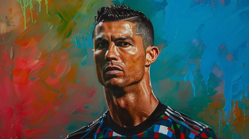 Portrait of Cristiano Ronaldo