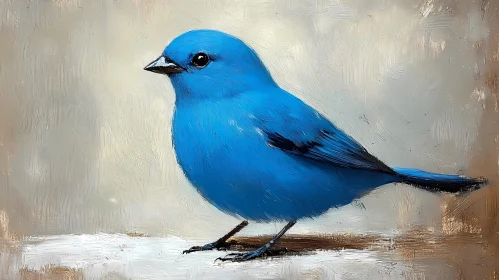 Azure Bird Artwork