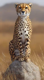 Cheetah in the Grasslands