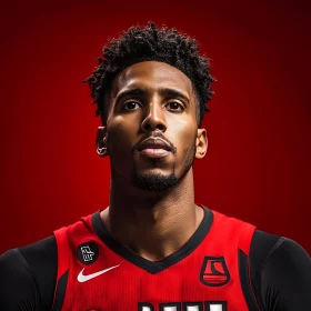Man in Red Jersey