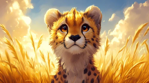 Wildlife Encounter with a Cheetah Cub