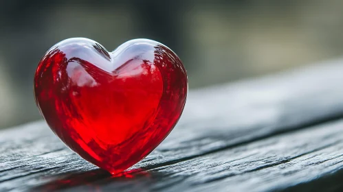 Heart Shaped Glass Object