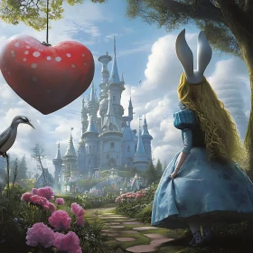 Alice in Wonderland Fairytale Scene