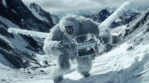 Abominable Snowman in the Himalayas