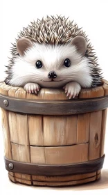 Cute Hedgehog Illustration