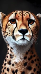 Portrait of a Majestic Cheetah