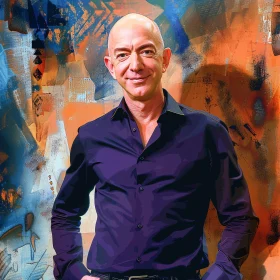 Artistic Depiction of Jeff Bezos