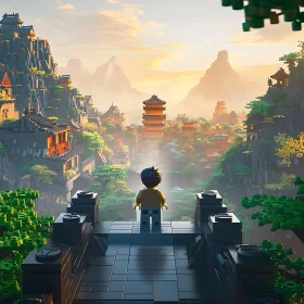 Miniature World Lego Sunset