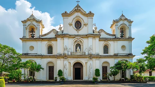 Cathedral Facade in Goa